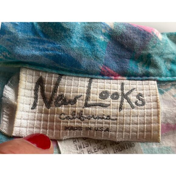 Vintage New looks California fit and flare dress size 10P - Picture 8 of 9